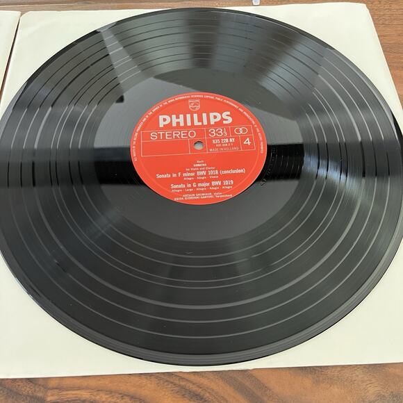 Bach 6 Suonate A Cembalo Certato E Violino Solo 2xLP Box 1969 Philips 835 227/8 - Picture 11 of 12